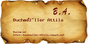 Buchmüller Attila névjegykártya